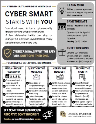 Image of Cyber Smart Infographic