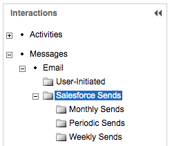 Salesforce Send Email Folder Structure