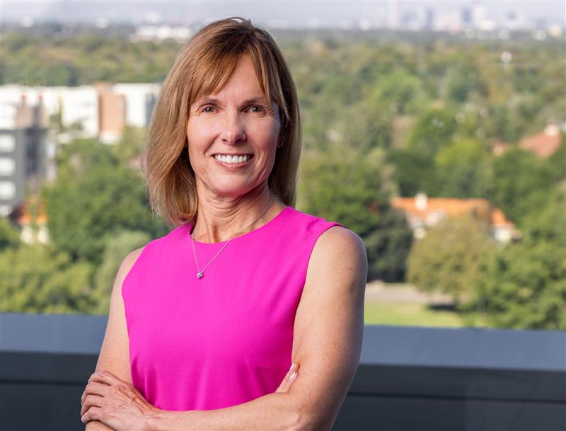 Cathy Bradley, dean of the Colorado School of Public Health at the University of Colorado Anschutz Medical Campus, demonstrates leadership through connection. 