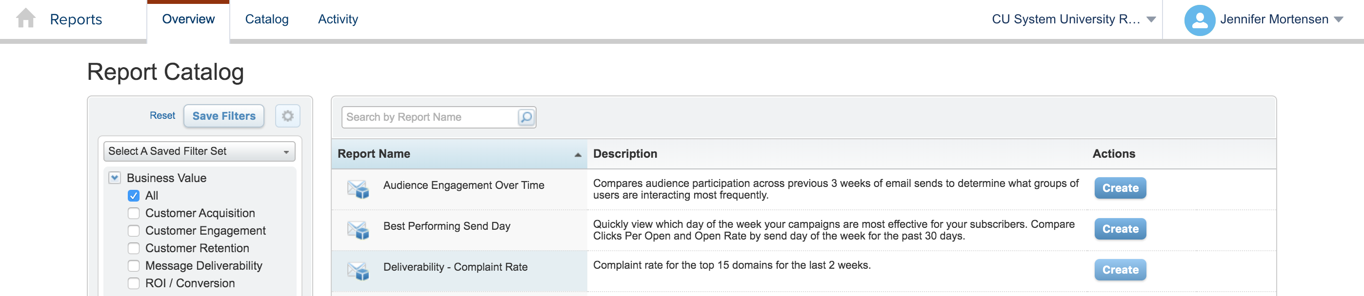 Deliverability - Complaint Rate Report