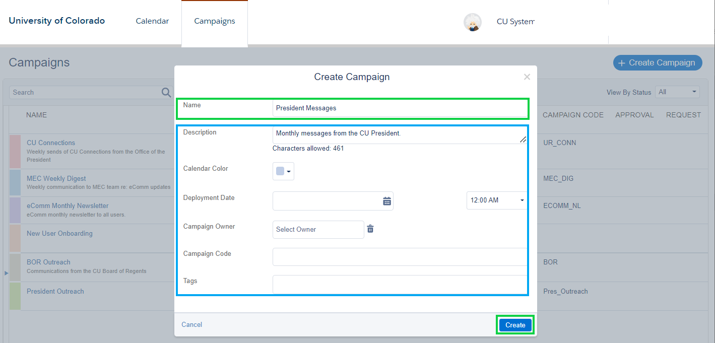 Marketing Cloud Campaigns