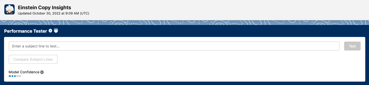Einstein Subject Line Tester Tool