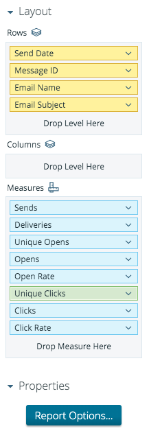 Summary Layout