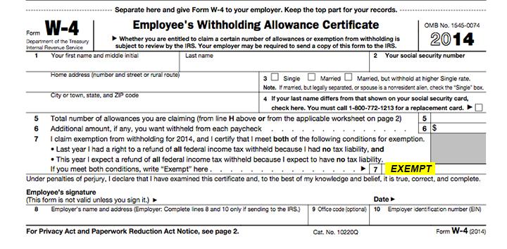 Spotlight on W-4s | University of Colorado